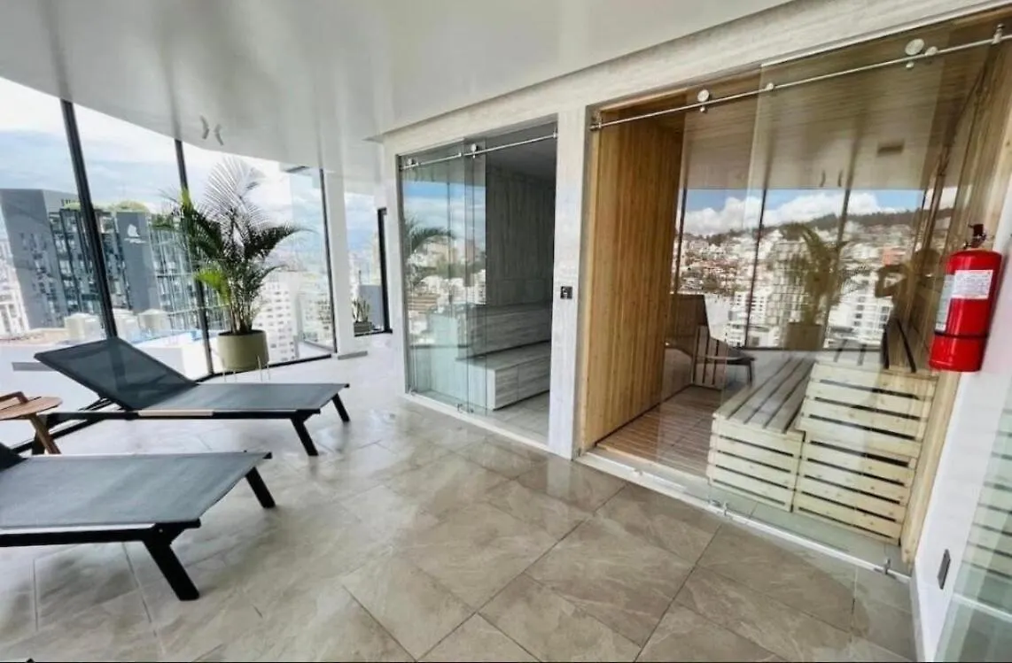 키토 Harmony Espectacular Departamento De Lujo 아파트 0*,